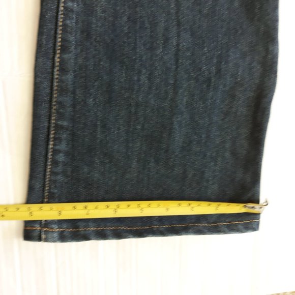 Michael Kors Boot Cut Dark Wash Low Rise Jeans Sz4 - Picture 9 of 11